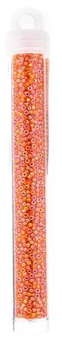 Sundaylace Creations & Bling Miyuki Seed Bead 11/0 Miyuki Seed Bead 11/0 Light Orange SIlver Lined AB