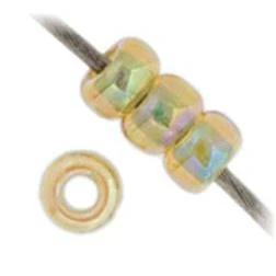 Sundaylace Creations & Bling Miyuki Seed Bead 11/0 Miyuki Seed Bead 11/0 Light Topaz PaleBlue Lined Luster (0359v)