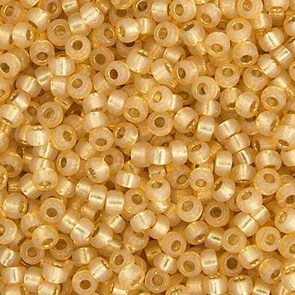 Sundaylace Creations & Bling Miyuki Seed Bead 11/0 Miyuki Seed Bead 11/0 Light Topaz Silver Lined Dyed Alabaster