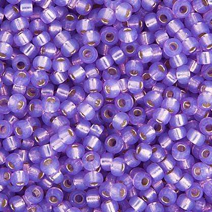 Sundaylace Creations & Bling Miyuki Seed Bead 11/0 22gram vial Miyuki Seed Bead 11/0 Lilac Silver Lined Opal Dyed Alabaster