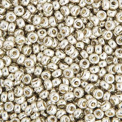 Sundaylace Creations & Bling Miyuki Seed Bead 11/0 Miyuki Seed Bead 11/0 Metallic Silver Galvanized (1051v)
