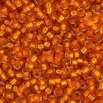 Sundaylace Creations & Bling Miyuki Seed Bead 11/0 Miyuki Seed Bead 11/0 Orange Silver Lined