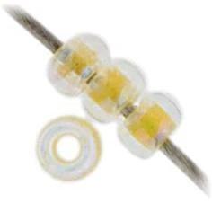 Sundaylace Creations & Bling Miyuki Seed Bead 11/0 Miyuki Seed Bead 11/0 Pale Yellow Lined-Dyed AB