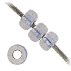 Sundaylace Creations & Bling Miyuki Seed Bead 11/0 Miyuki Seed Bead 11/0 Smoke Grey Silver Lined Opal Dyed Alabaster