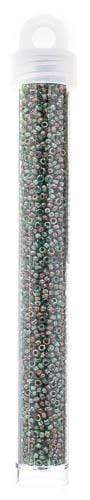Sundaylace Creations & Bling Miyuki Seed Bead 11/0 Miyuki Seed Bead 11/0 Transparent Sea Foam Picasso (4506v) *rare*