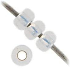 Sundaylace Creations & Bling Miyuki Seed Bead 11/0 Miyuki Seed Bead 11/0 White Opal Silver Lined Alabaster