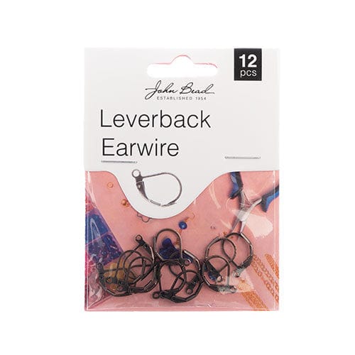 Sundaylace Creations & Bling Basics Must Have Findings - Earwire Leverback (apx 15mm) Antique Copper 12pcs, Earring Finding, New Beader Basics
