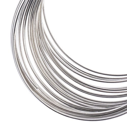 Sundaylace Creations & Bling Basics Must Have Findings - Large Memory Wire (apx 7cm/2.75" diameter) 1mm thick 1.5oz/ 42.45g, Earring Finding, New Beader Basics