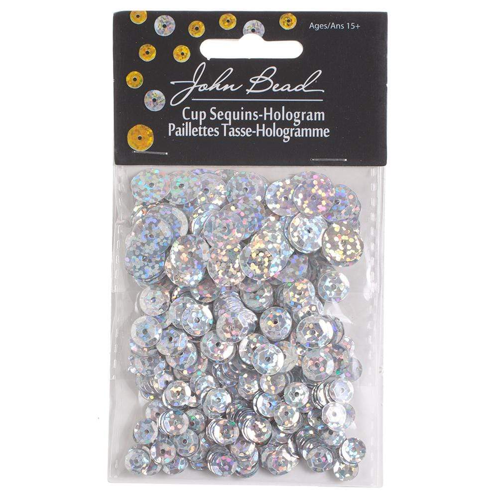 Sundaylace Creations & Bling Sequin Sequins Round 6/8/10mm 700pcs Hologram Silver