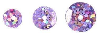 Sundaylace Creations & Bling Sequin Sequins Round 6/8/10mm Hologram Pink