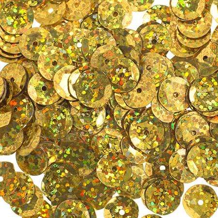 Sequins Round 6mm Aprx 1600pcs Hologram Gold Sundaylace Creations & Bling