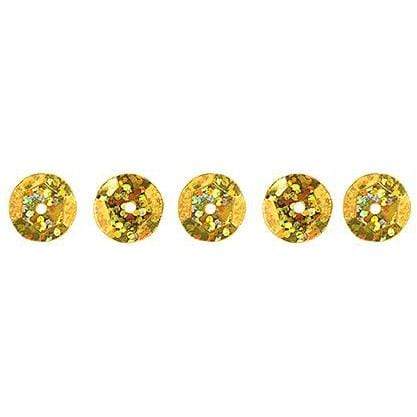 Sundaylace Creations & Bling Sequin Sequins Round 6mm Aprx 1600pcs Hologram Gold