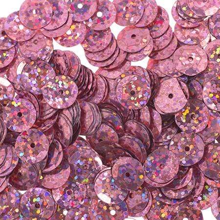 Sundaylace Creations & Bling Sequin Sequins Round 6mm Rosa Pink Hologram, Aprx 1600pcs