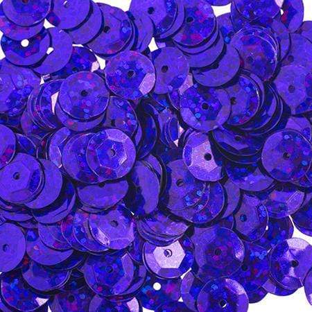 Sundaylace Creations & Bling Sequin Sequins Round 8mm- Hologram Purple