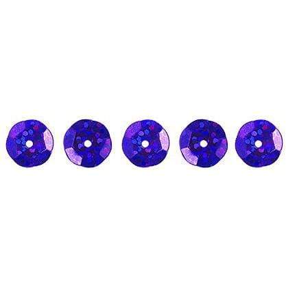 Sundaylace Creations & Bling Sequin Sequins Round 8mm- Hologram Purple