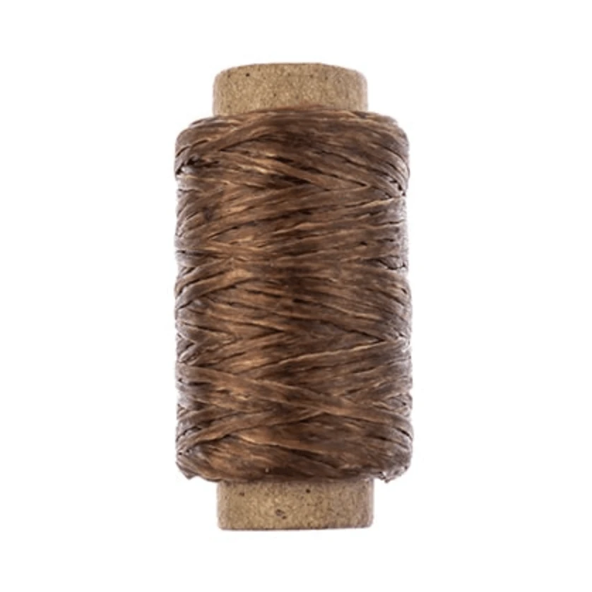 Sundaylace Creations & Bling Sinew Wood Brown SINEW BOBBIN 20m, 70lb test Sinew Thread