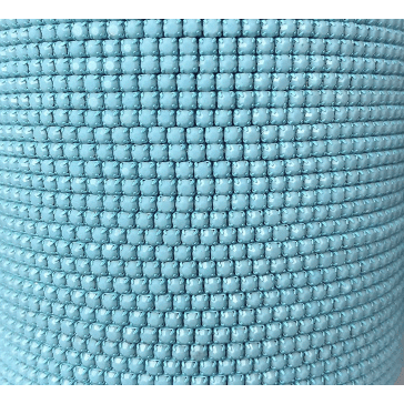 Sundaylace Creations & Bling SS6 Metal Rhinestone Chain Ss6 Turquoise Blue Opal on Baby Blue Coloured Metal Rhinestone Chain *Rare 2021*