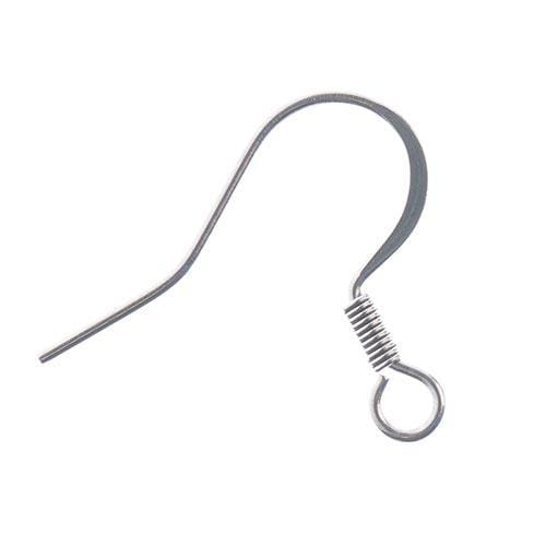 Gold Pinch Bail Stainless Steel Ear Wires, 20pcs French Hooks