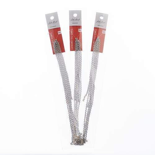 Sundaylace Creations & Bling Stainless Steel Rolo Chain 1m w/ 2.9x2.4mm Links, John Beads Basics