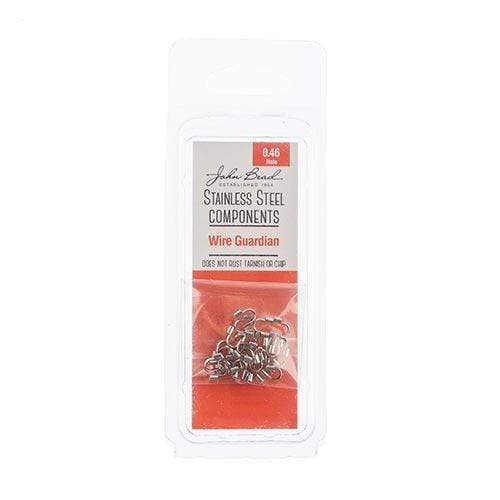 Sundaylace Creations & Bling Basics Stainless Steel Wire Guardian 4*4mm 24pcs, John Bead Basics