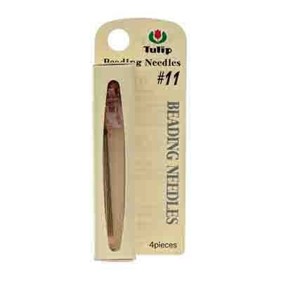 4 Tulip Beading Needles 48.5mm Size #11