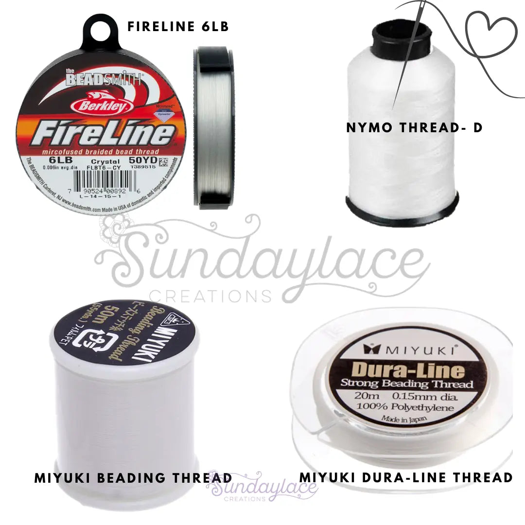 Thread-Ted-Talk....-The-pros-and-cons-of-each-type-of-beading-thread Sundaylace Creations & Bling