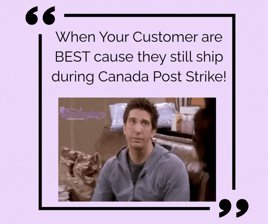 Canadian-Postal-Strike-Update-Sept-28-2025 Sundaylace Creations & Bling