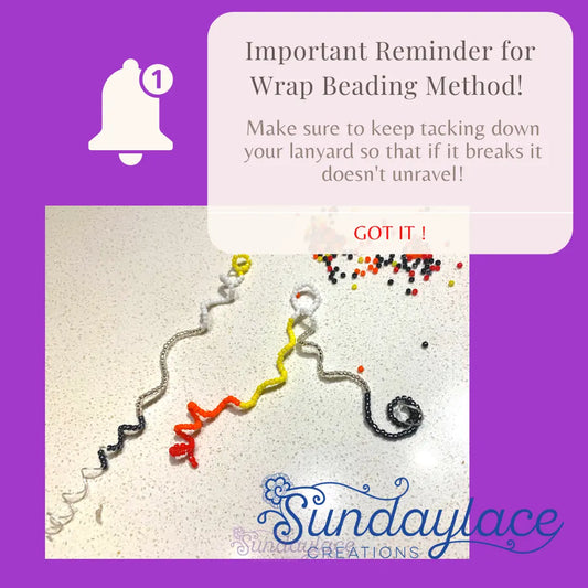Wrapping-Beading-Method-Hot-Tip Sundaylace Creations & Bling