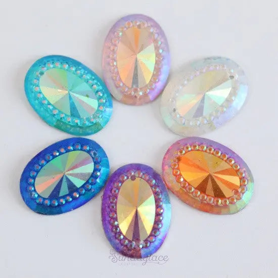 Plastic Resin Gems Sundaylace Creations & Bling