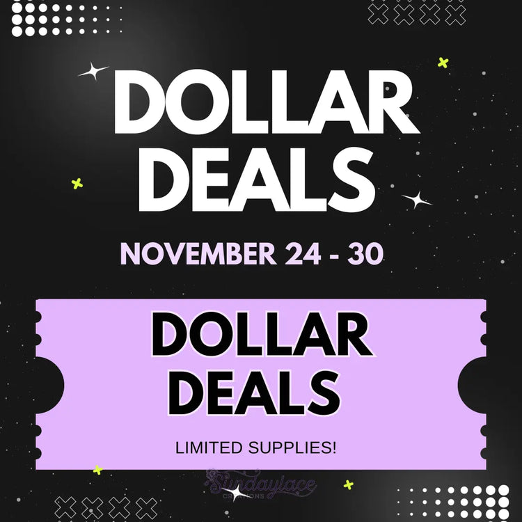 Dollar Deals on Black Friday 2024 Sundaylace Creations & Bling