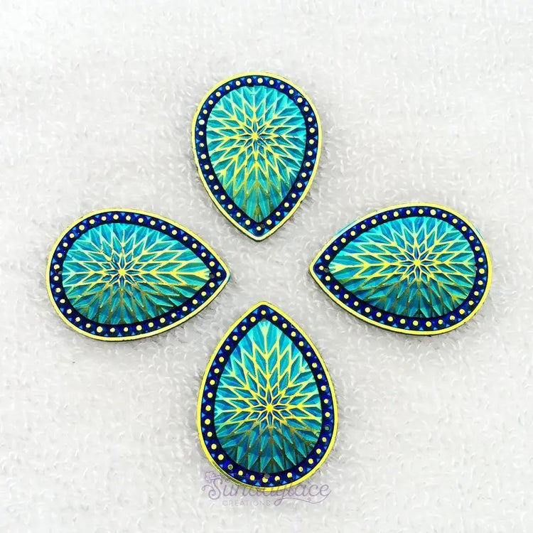 Teardrop-Shaped-Gems Sundaylace Creations & Bling