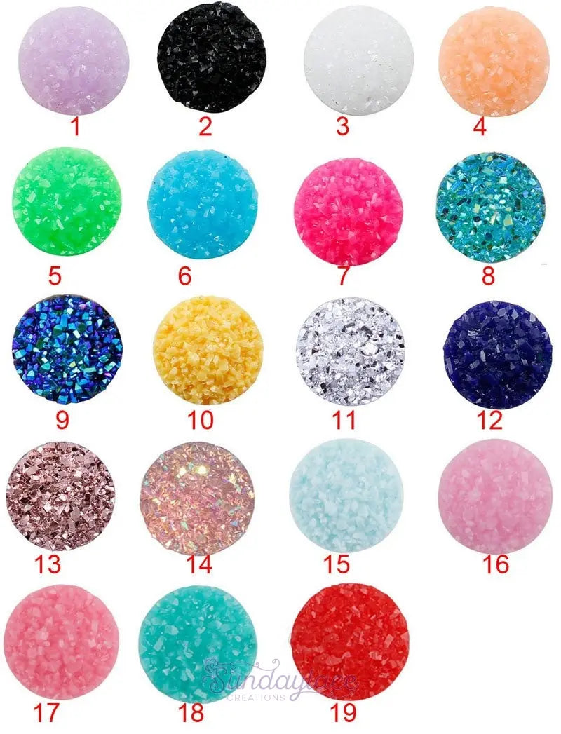 Druzy Collection Gems Sundaylace Creations & Bling