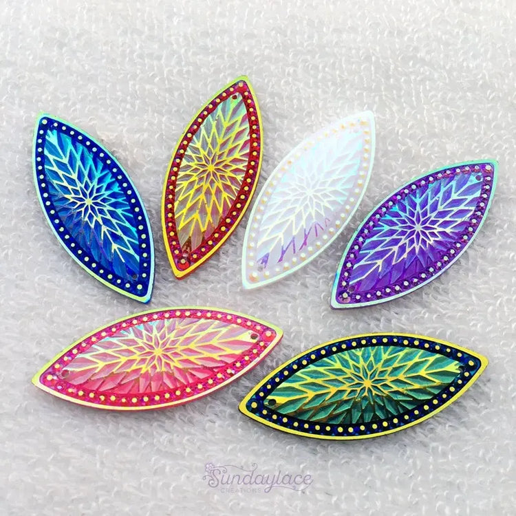 Navette Shaped Gems Sundaylace Creations & Bling