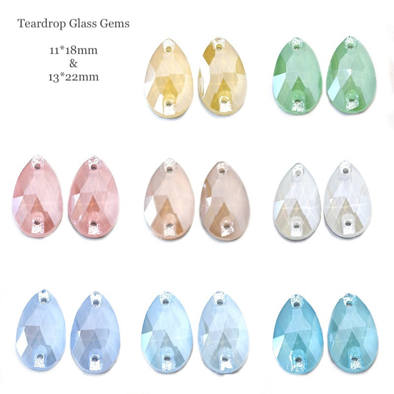 Jelly Luster Glass Gems