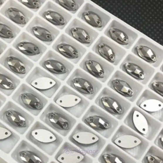 5*10mm Mini Navette Gem Sundaylace Creations & Bling