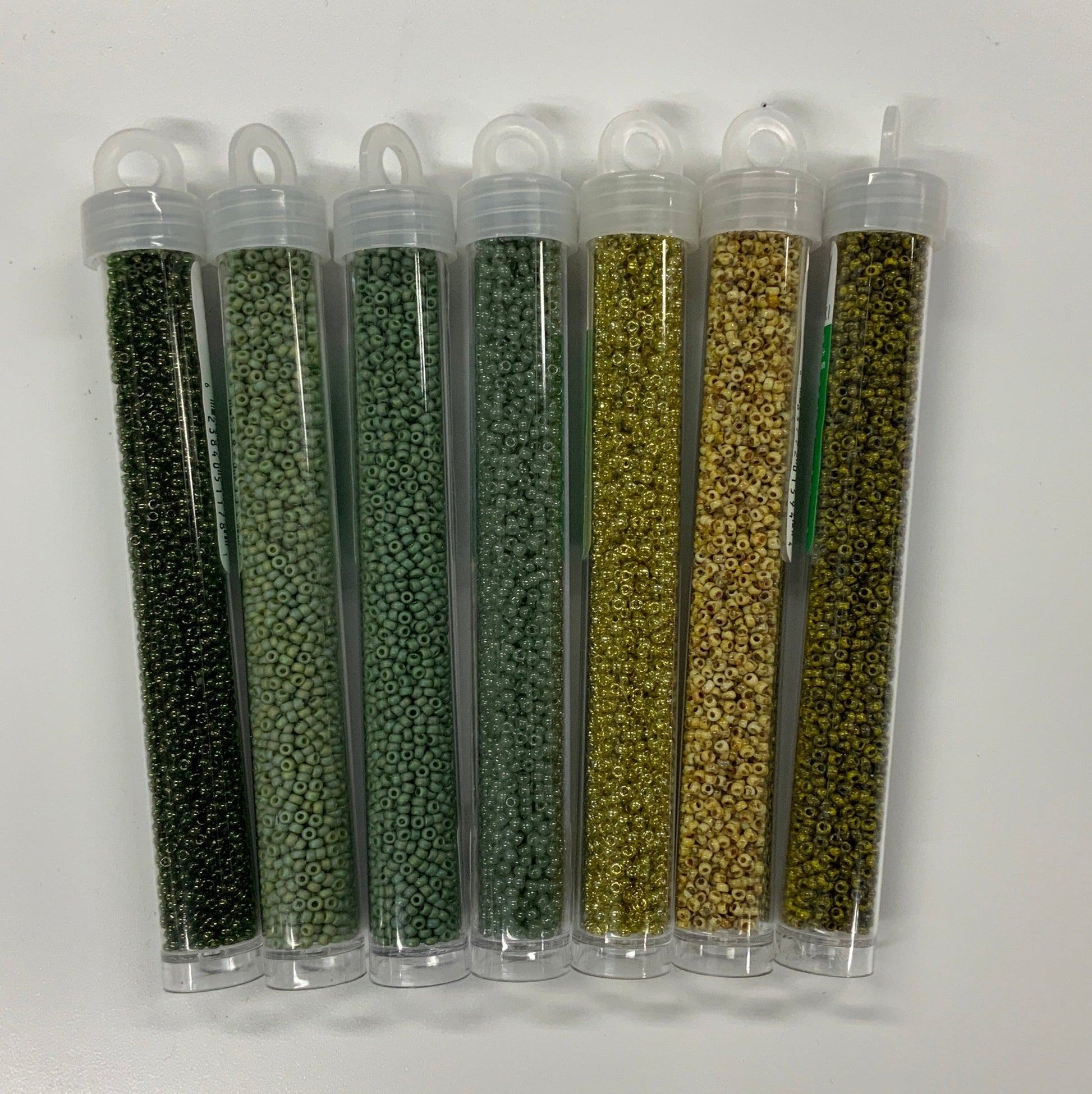 “Sweetgrass Vibes” 7 x  Miyuki 11/0 Seedbeads, Promotions Miyuki Seedbeads