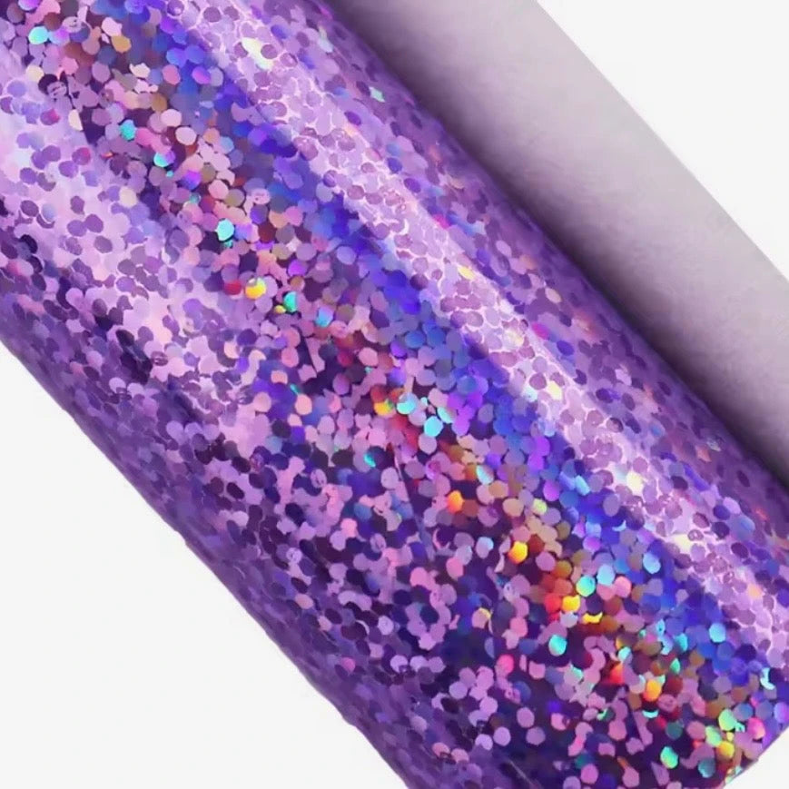 20*30cm Lavender Iridescent Holographic Sheets, Long Leatherette Sheets Leatherette