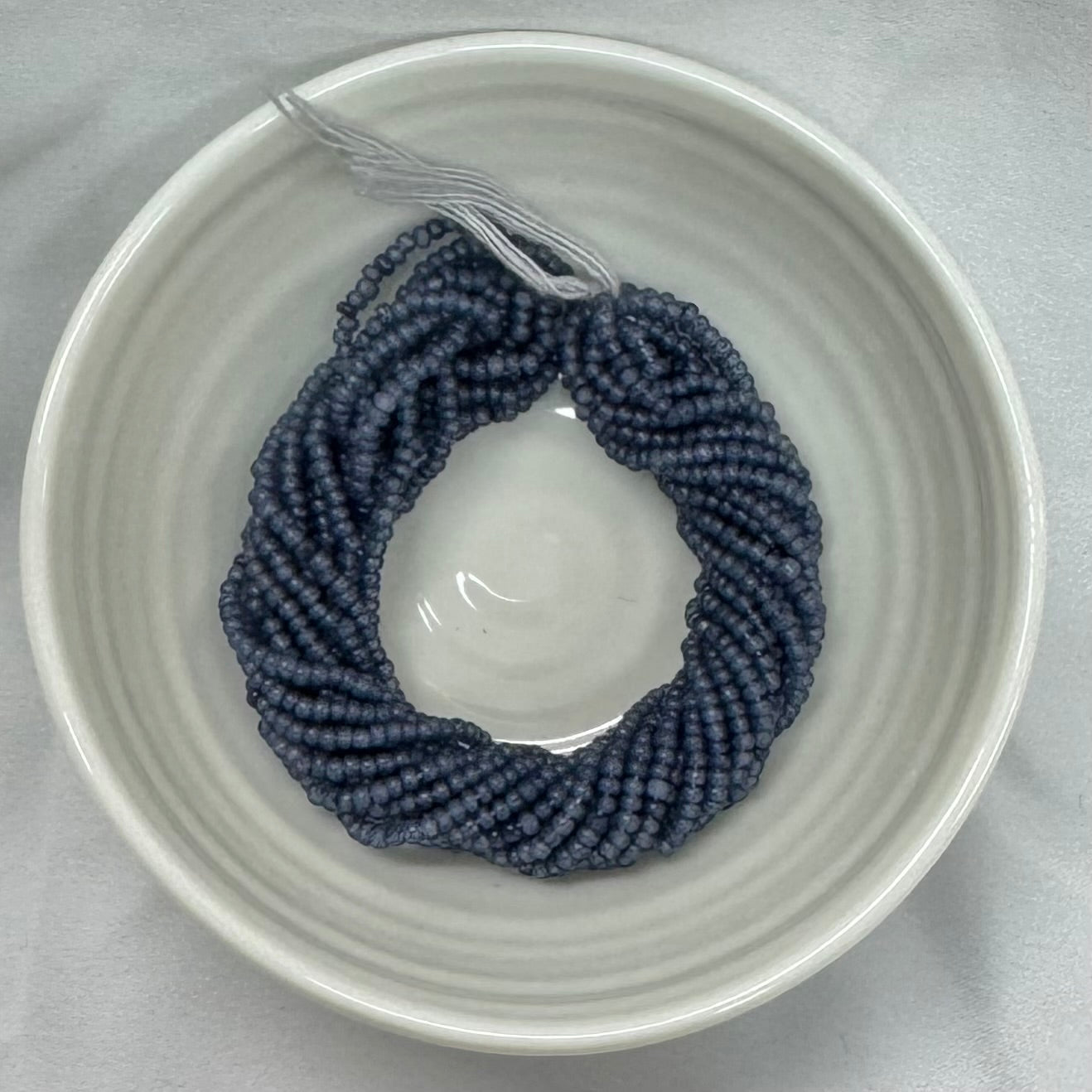 11/0 Charlotte Cut Seed Bead- Opal Montana Blue *10g Hank* India Sheen Charlotte Cut Seedbeads