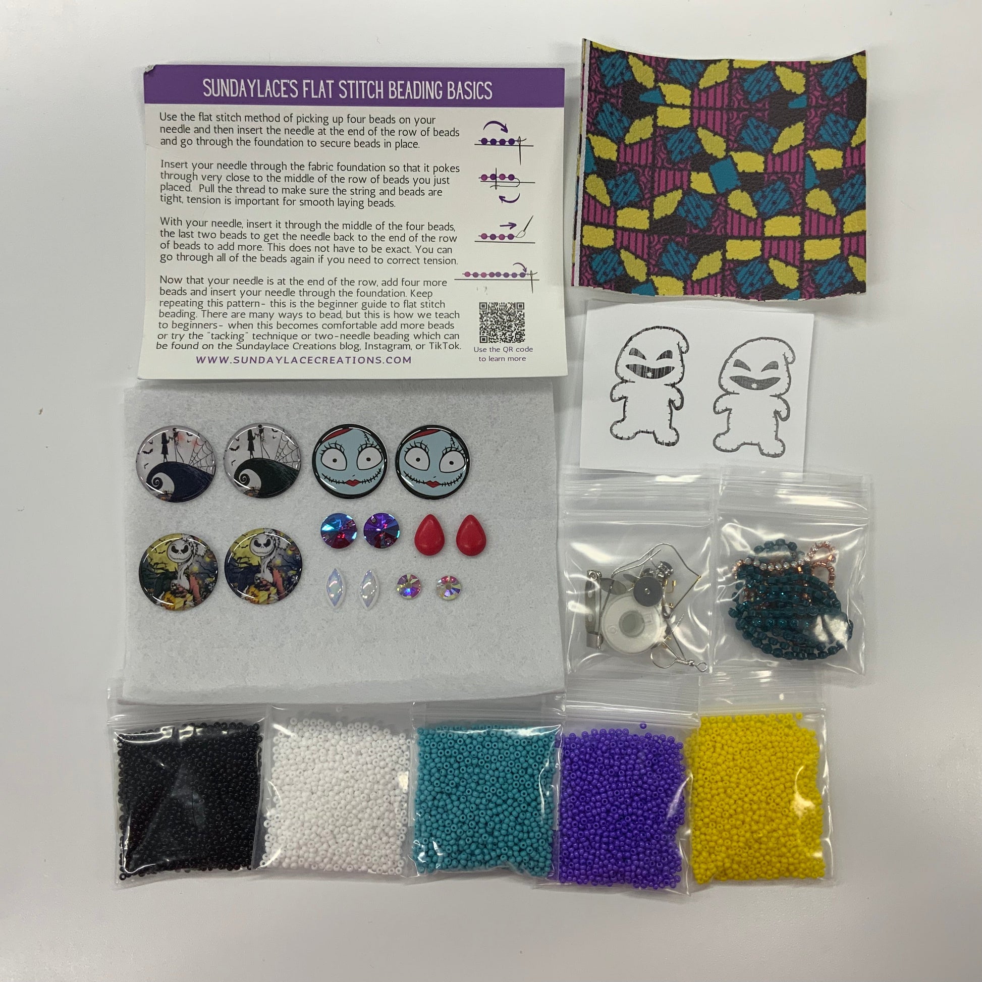 "Nightmare before Halloween" Starter Beading kit, Promotions Sundaylace Creations & Bling