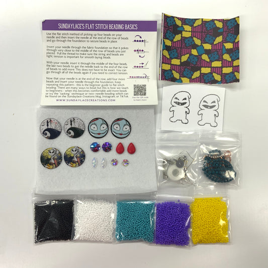 "Nightmare before Halloween" Starter Beading kit, Promotions Sundaylace Creations & Bling