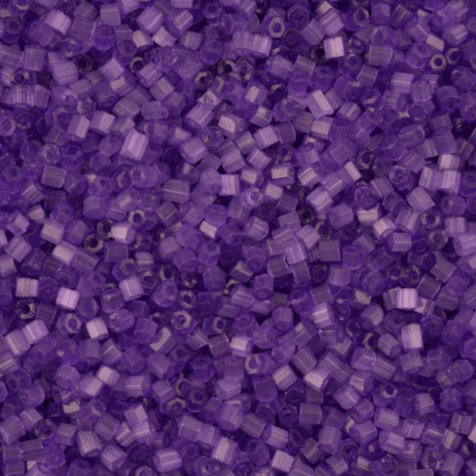 10/0 2-Cut Beads, GRAPE Purple Solgel *HANK or 20g* 2-Cut Beads