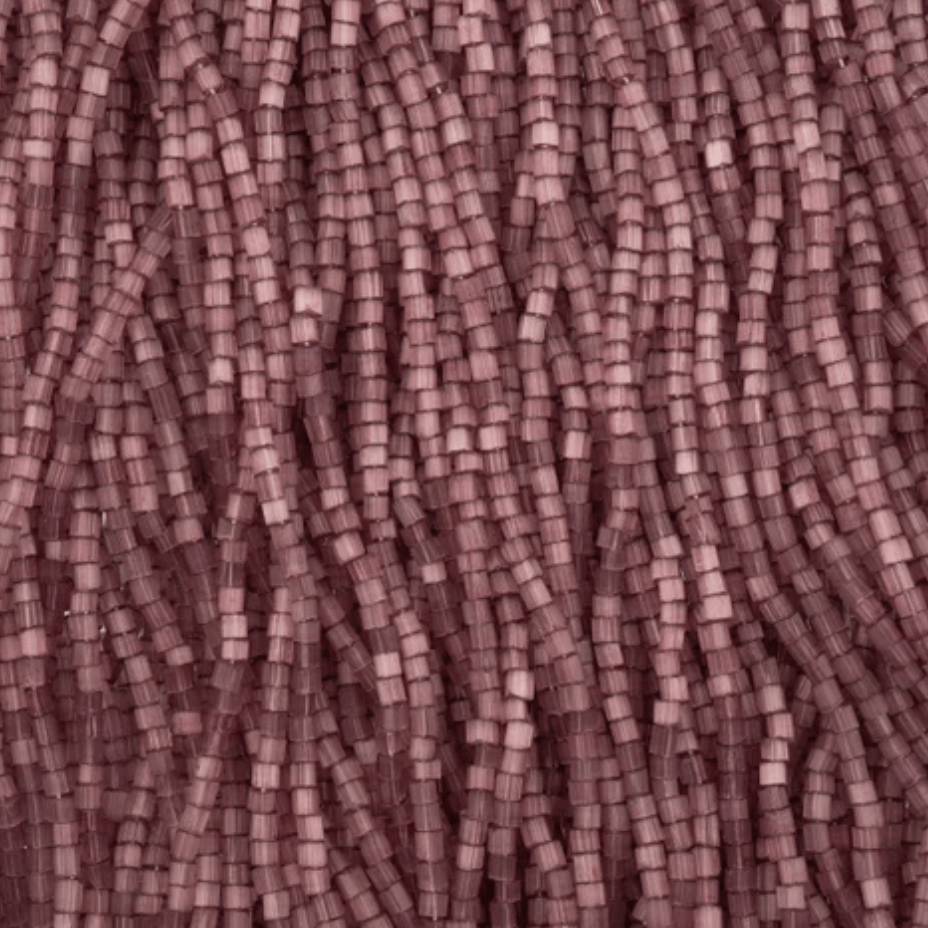 Hank 10/0 2-Cut Beads, Plum Purple/Pink Solgel *HANK or 20g* 2-Cut Beads