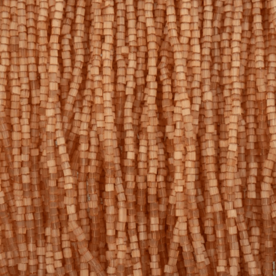 10/0 2-Cut Beads, Satin Light Brown Solgel *HANK or 20g* 2-Cut Beads