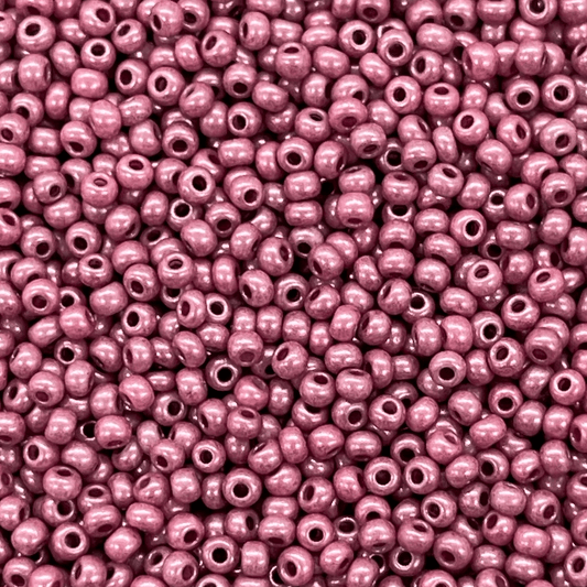 10/0 Boysenberry Dark Pink Pearl *RARE* Preciosa Seed Beads 22g 10/0 Preciosa Seed Beads
