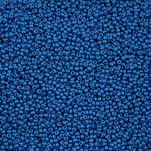 10/0 Chalk Blue *CORNFLOWER* Permalux Dyed Preciosa Seed Beads 22g VIAL 10/0 Preciosa Seed Beads