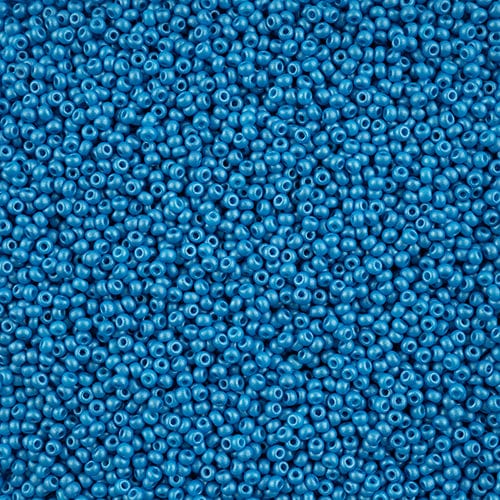 10/0 Chalk Dark Turquoise Permalux Dyed Preciosa Seed Beads 22g VIAL 10/0 Preciosa Seed Beads