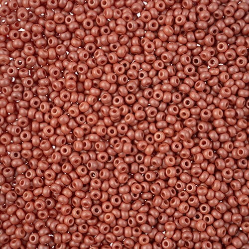10/0 Chalk Light Brown Permalux Dyed Preciosa Seed Beads 22g VIAL 10/0 Preciosa Seed Beads
