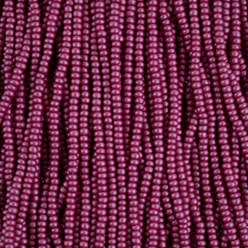 10/0 Chalk Purple Dyed Permalux Opaque Preciosa Seed Beads *STRUNG Hank 10/0 Preciosa Seed Beads
