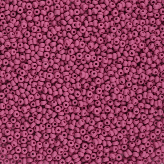 10/0 Chalk Purple Huckleberry Dyed MATTE Permalux Opaque Preciosa Seed Beads 10/0 Preciosa Seed Beads