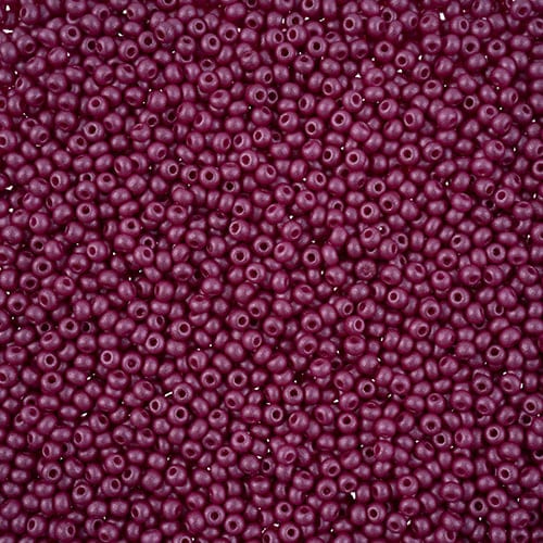 10/0 Chalk Purple Permalux Dyed Preciosa Seed Beads 22g VIAL 10/0 Preciosa Seed Beads